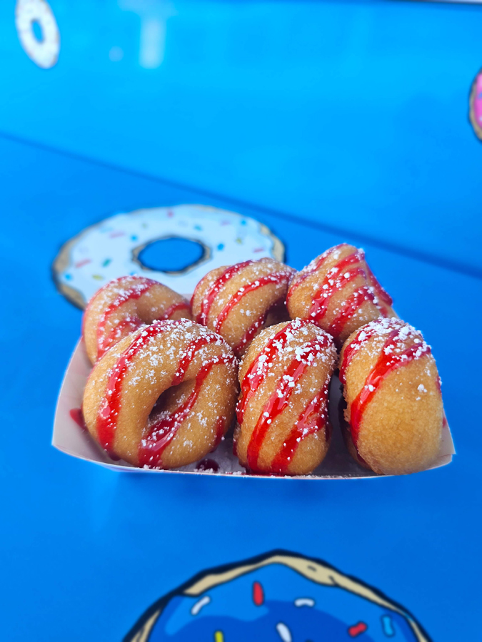 Jelly Mini Donuts made by Glazed & Confused Food Truck